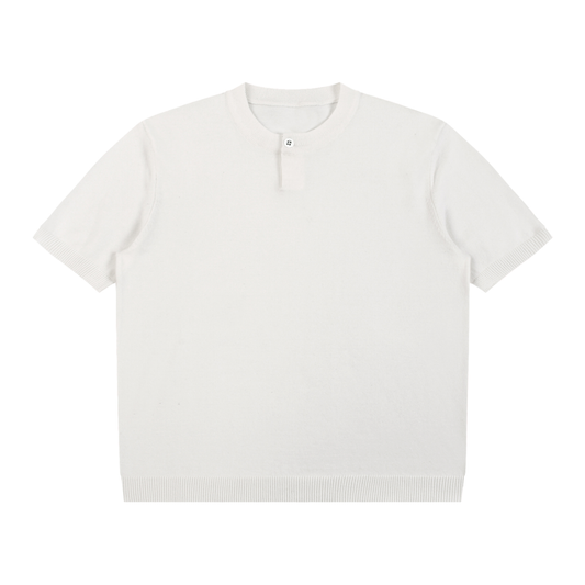 Knitted Henley Tee