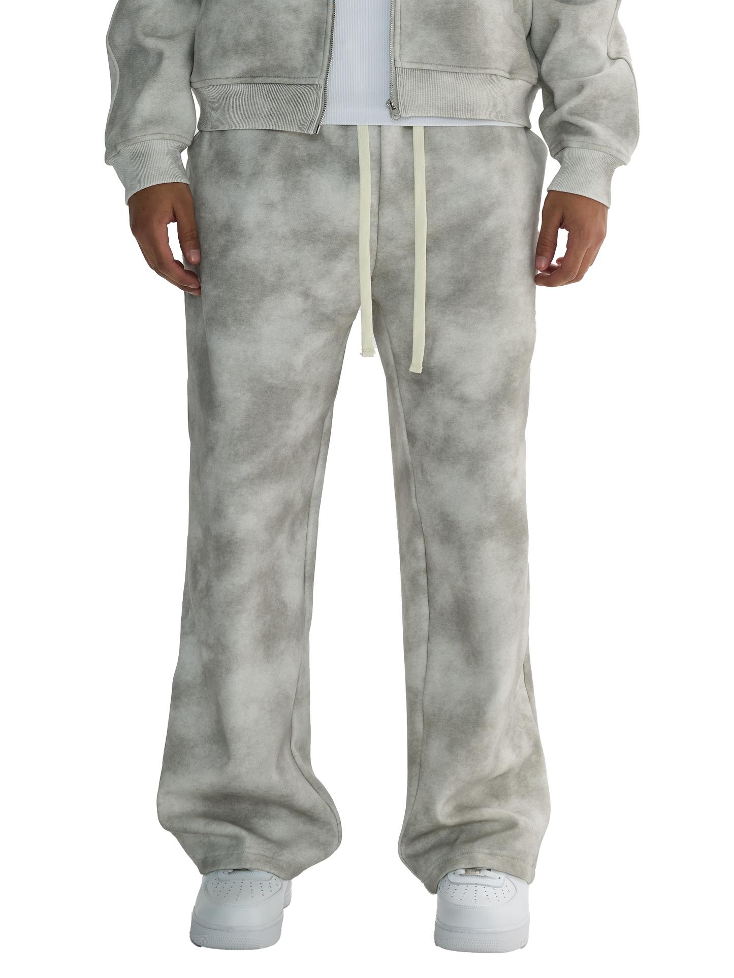Dirty-Washed Fleece Pants