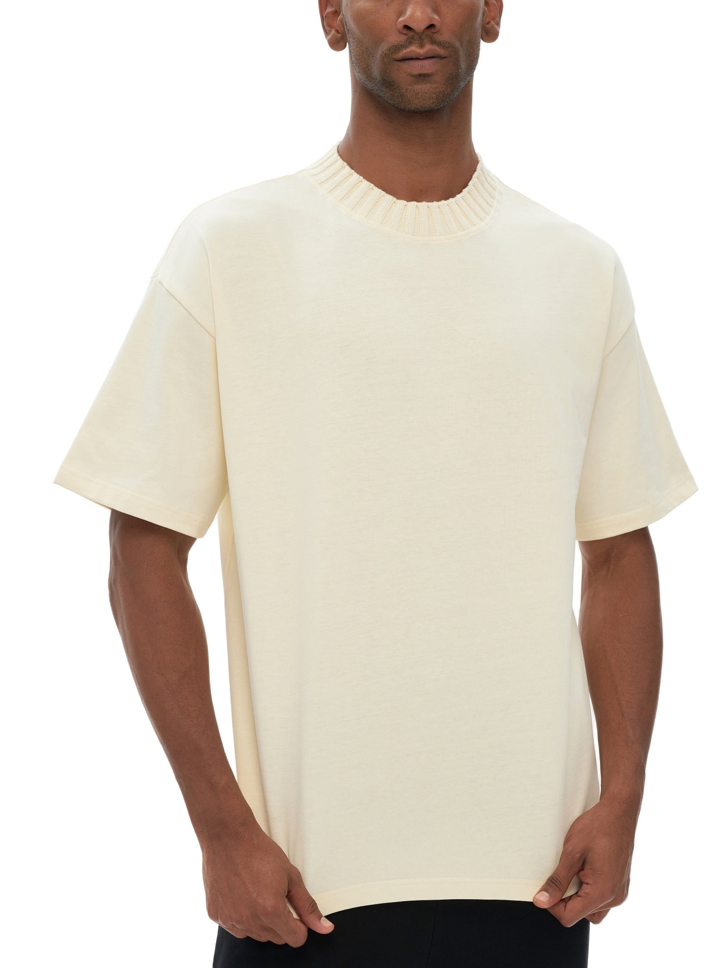 Heavyweight Knitted Round Neck Tee