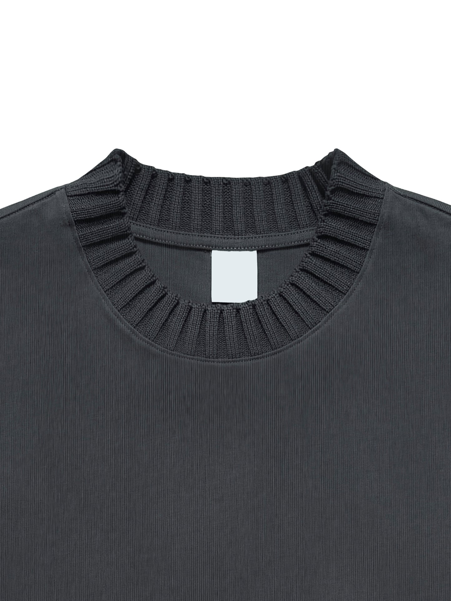 Heavyweight Knitted Round Neck Tee