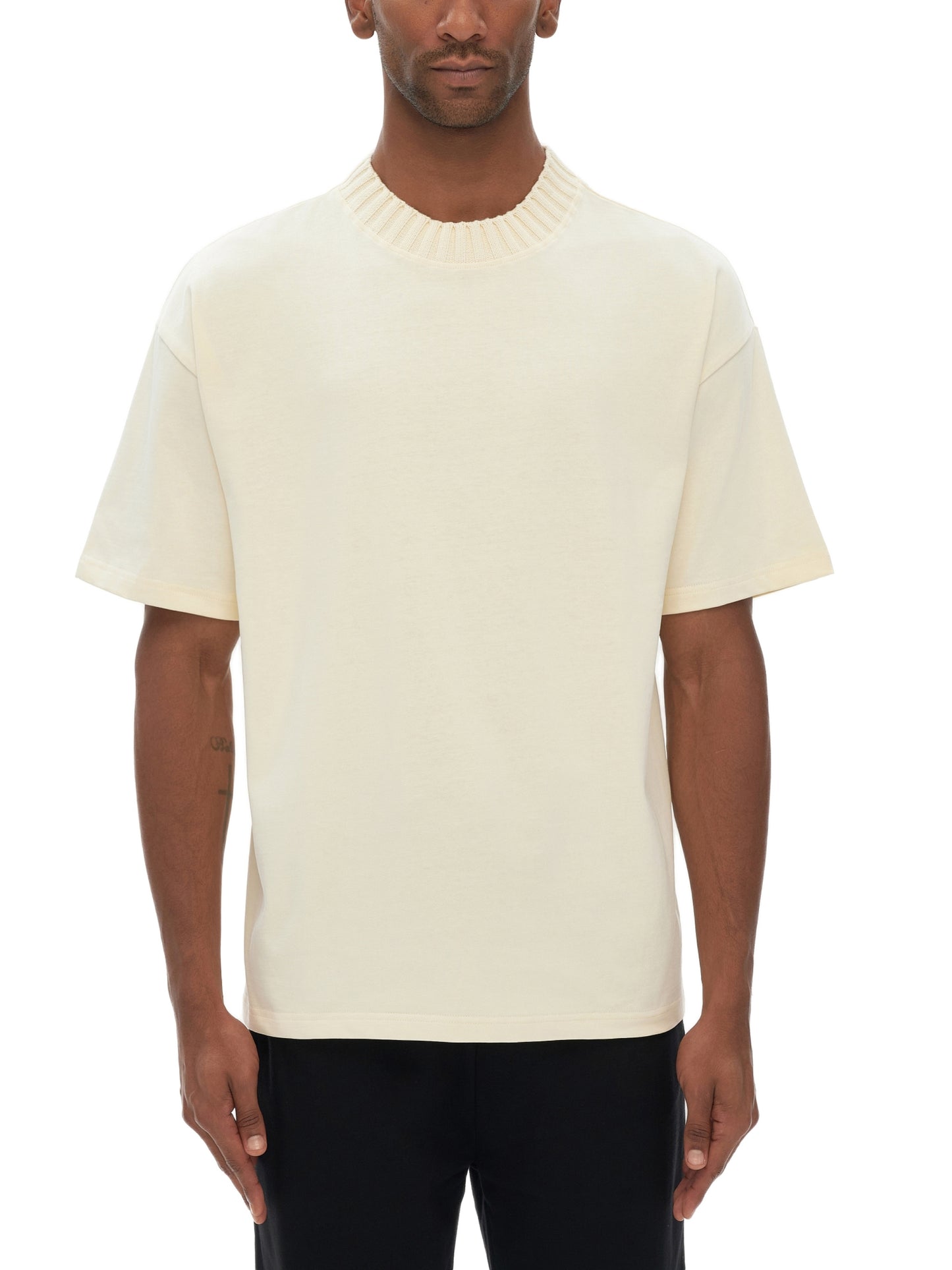 Heavyweight Knitted Round Neck Tee