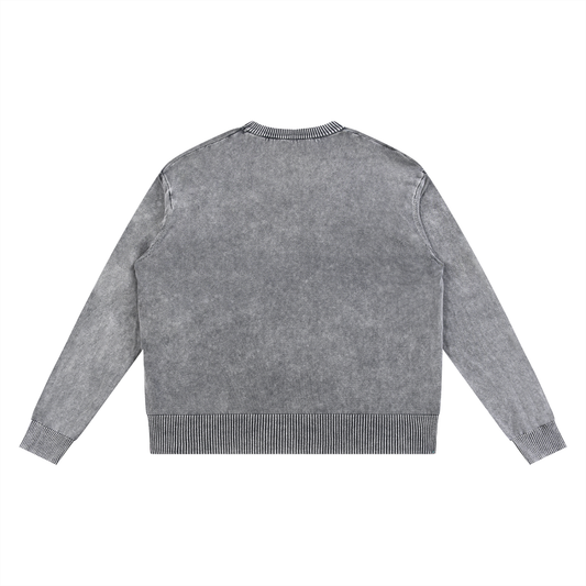Mineral Washed Oversized Sweater