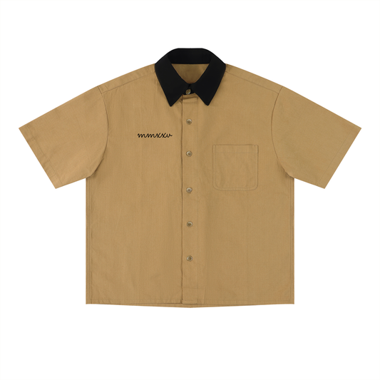 Color Block Short Sleeve Polo