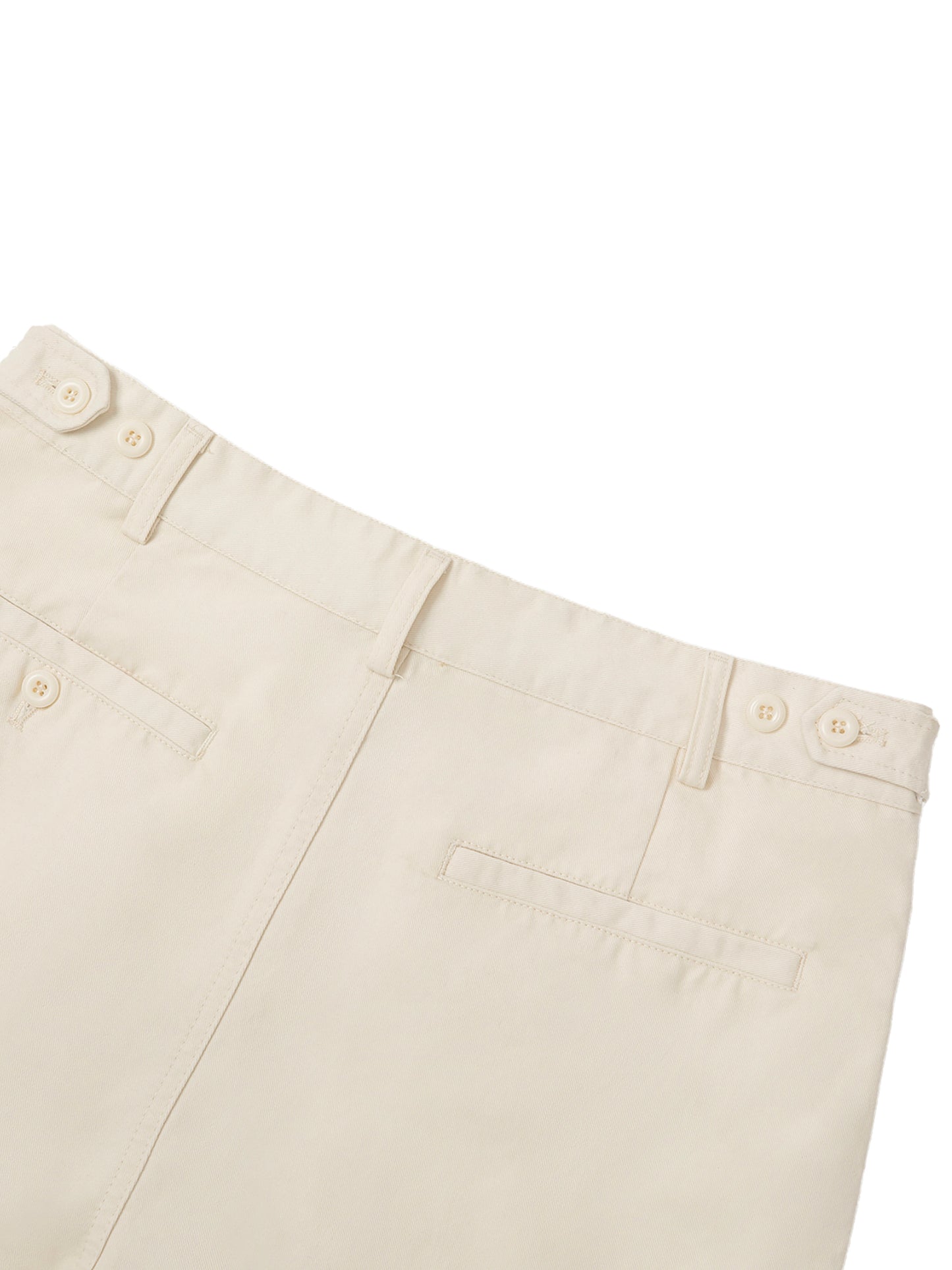 Straight Leg Button Trousers