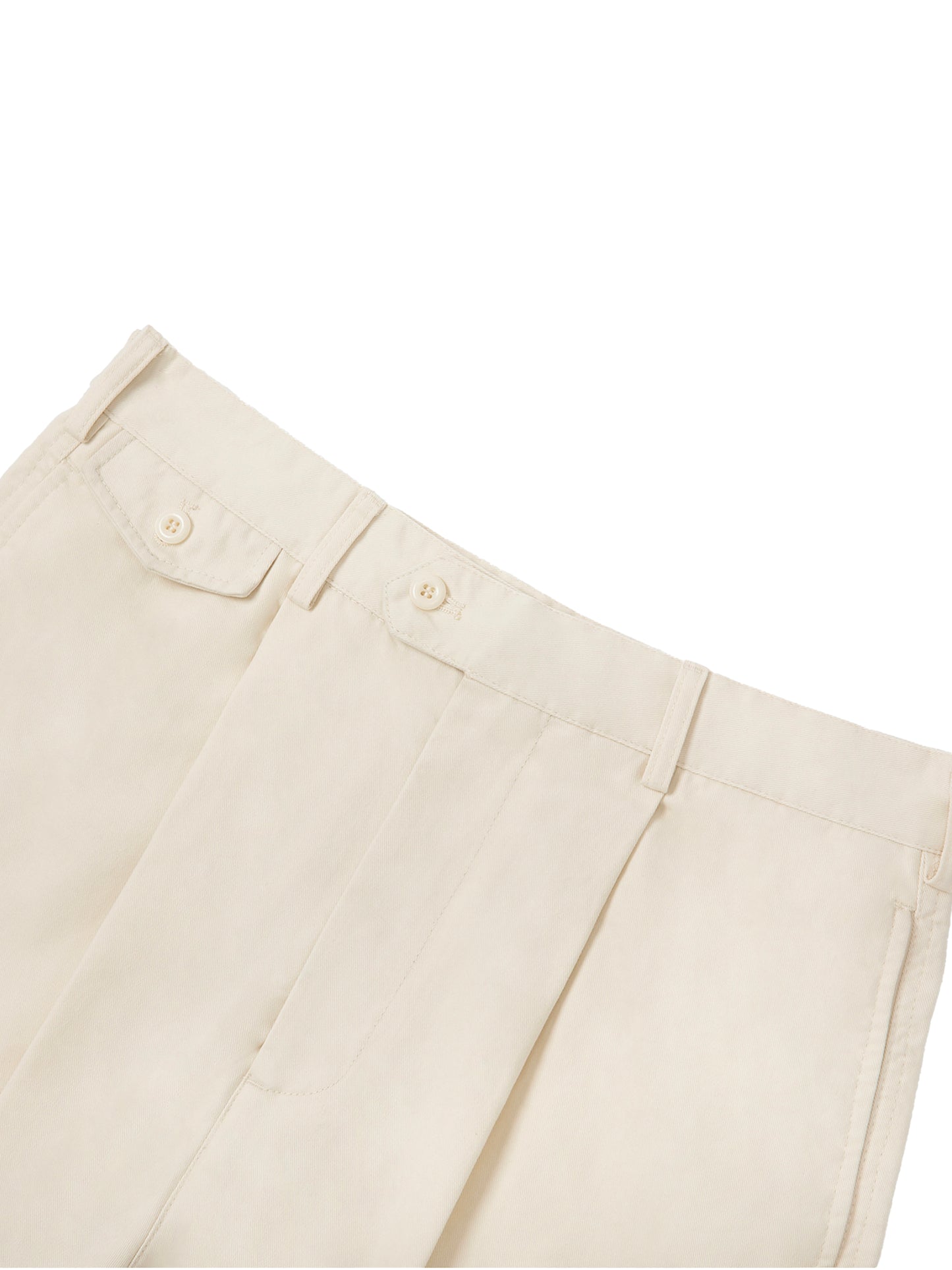 Straight Leg Button Trousers