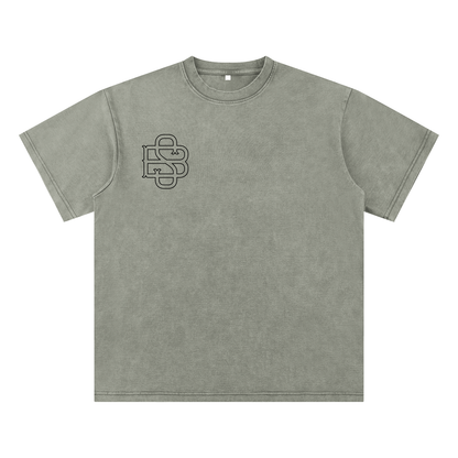 Bamboo Slub Snow-Washed Tee