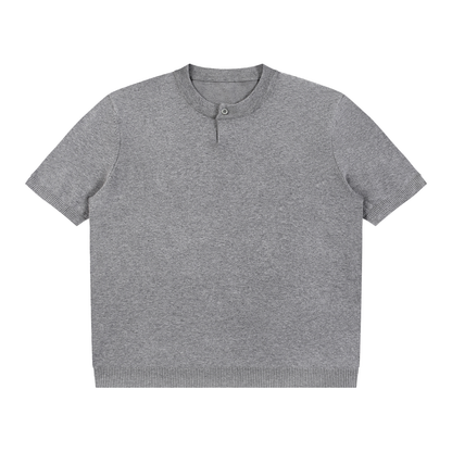 Knitted Henley Tee