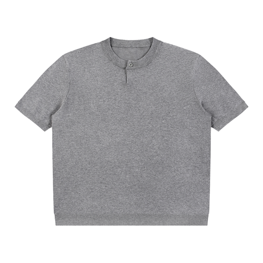 Knitted Henley Tee