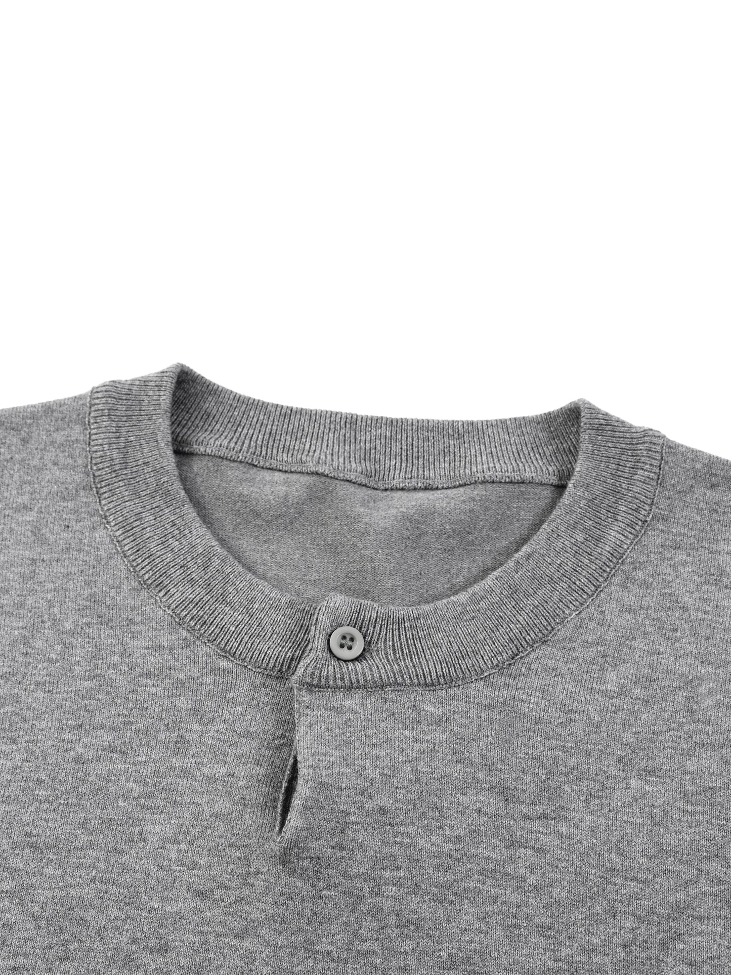 Knitted Henley Tee