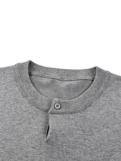Knitted Henley Tee