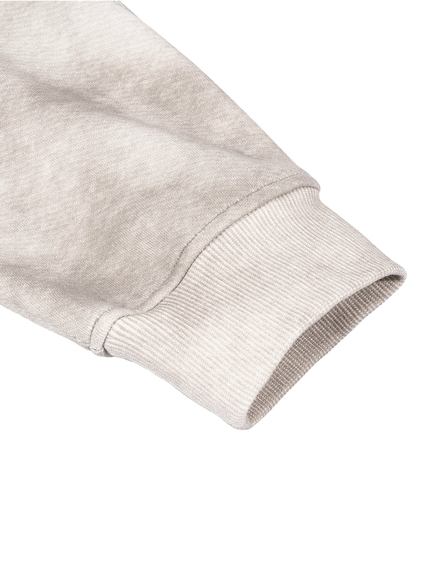 Dirty-Washed Boxy Zip-Up Fleece Hoodie