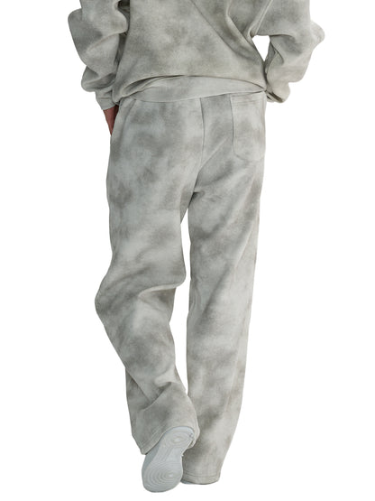 Dirty-Washed Fleece Pants