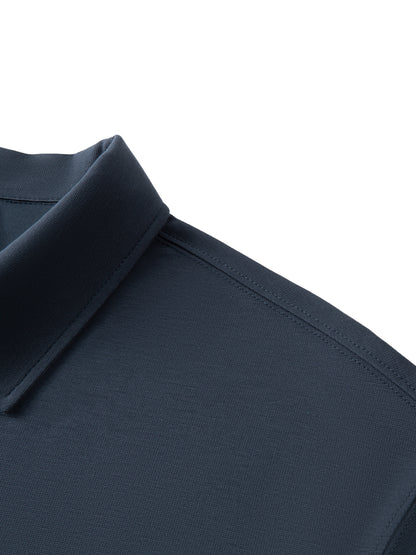 Drop Shoulder Short Sleeve Polo