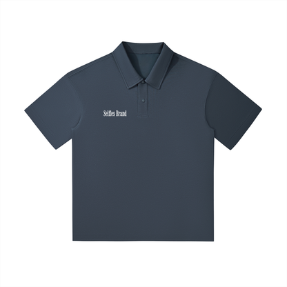 Drop Shoulder Short Sleeve Polo