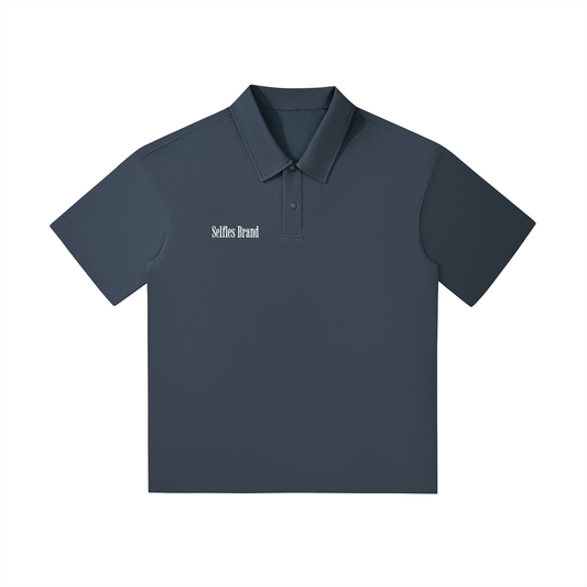 Drop Shoulder Short Sleeve Polo