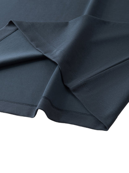 Drop Shoulder Short Sleeve Polo