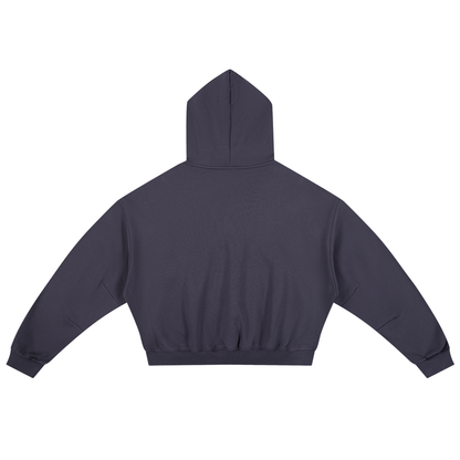 Boxy Darted Sleeve Hoodie