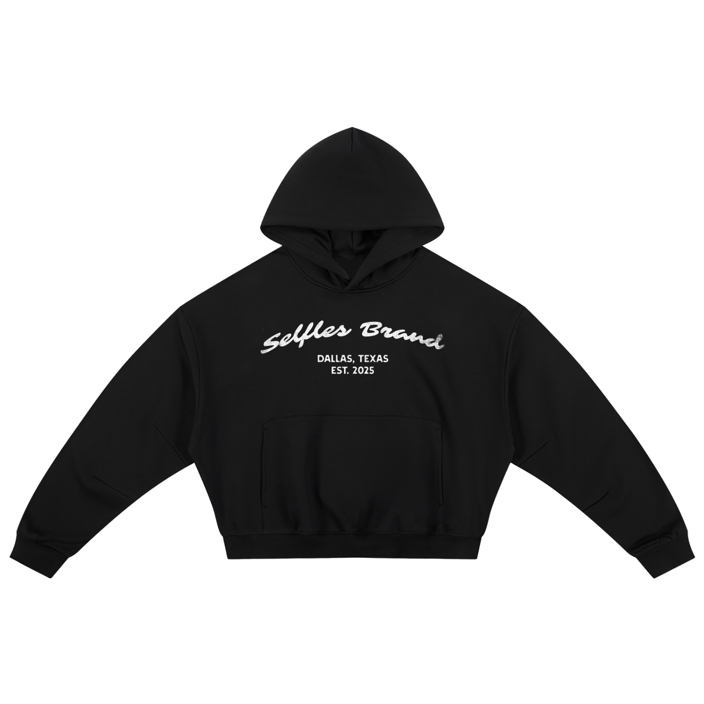 Boxy Darted Sleeve Hoodie