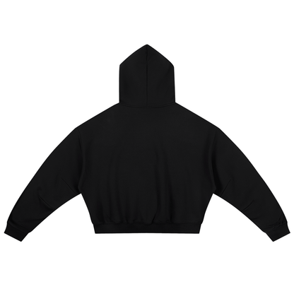 Boxy Darted Sleeve Hoodie