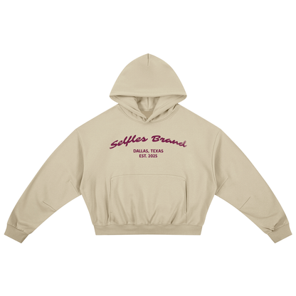 Boxy Darted Sleeve Hoodie