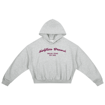 Boxy Darted Sleeve Hoodie