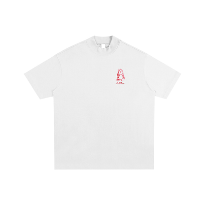 Lux Essential Mock Neck Tee