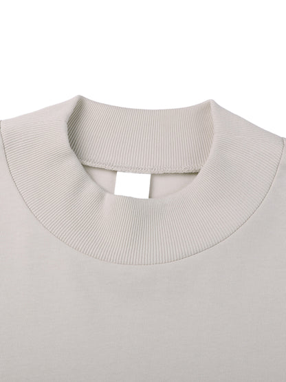 Lux Essential Mock Neck Tee