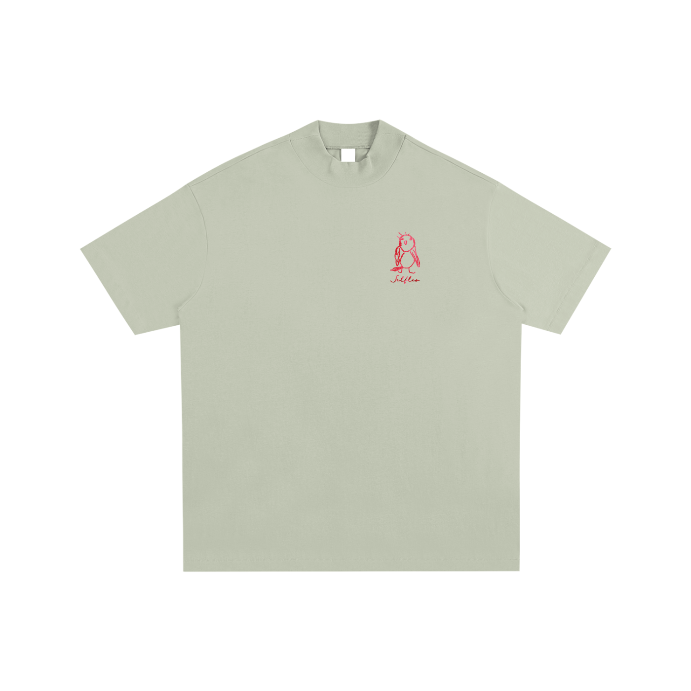 Lux Essential Mock Neck Tee