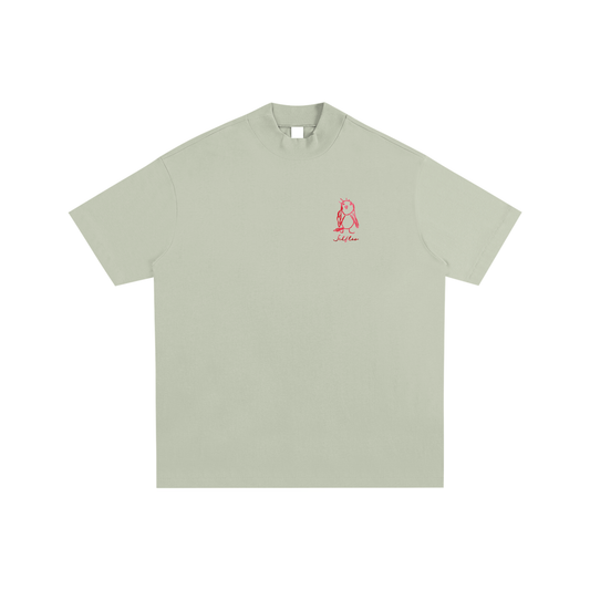 Lux Essential Mock Neck Tee