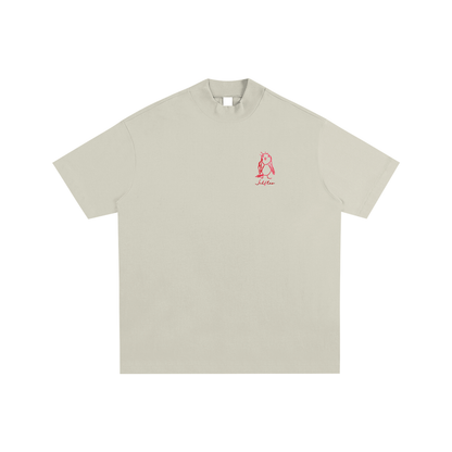 Lux Essential Mock Neck Tee