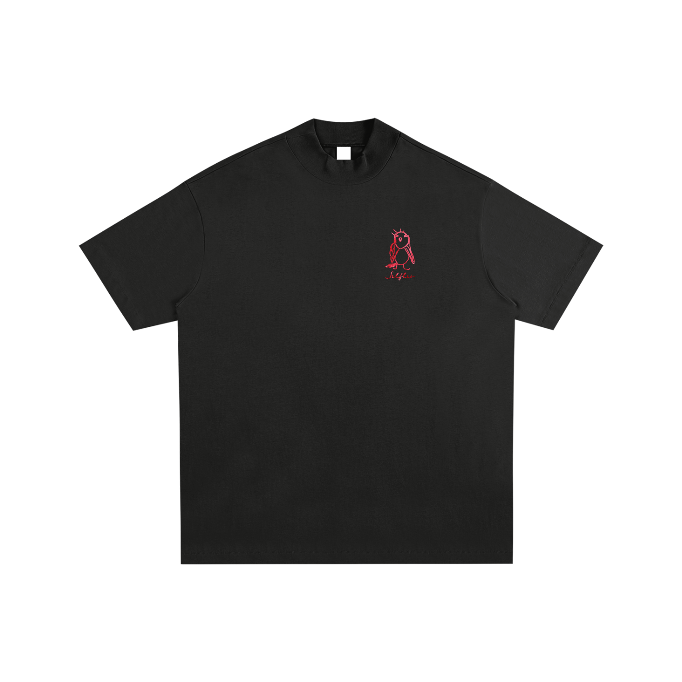 Lux Essential Mock Neck Tee