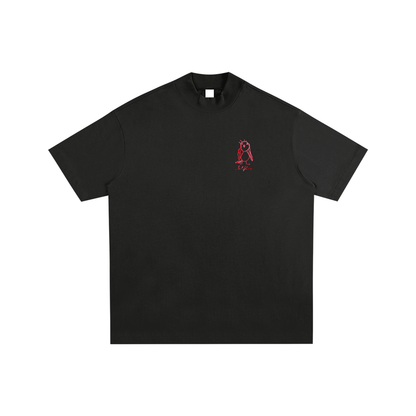 Lux Essential Mock Neck Tee