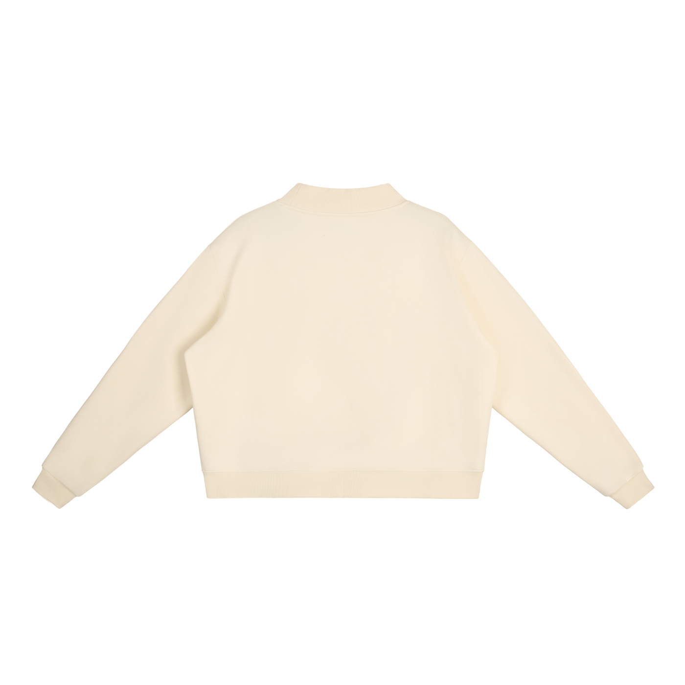 Fleece Mock Neck Sweatshirt
