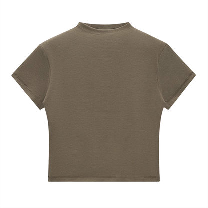 Essential Slim Fit Mock Neck Tee