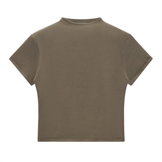 Essential Slim Fit Mock Neck Tee