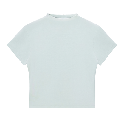Essential Slim Fit Mock Neck Tee