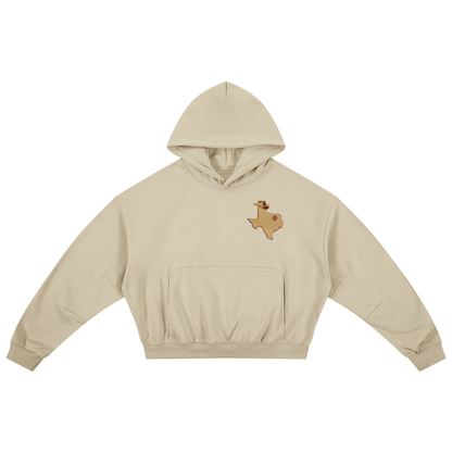 Boxy Darted Sleeve Hoodie