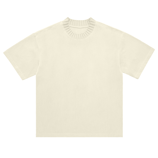 Heavyweight Knitted Round Neck Tee