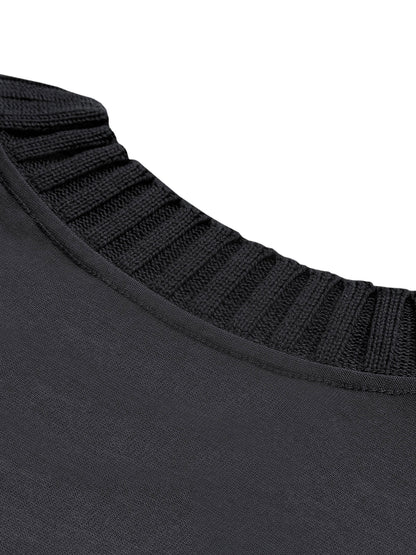 Heavyweight Knitted Round Neck Tee