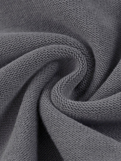 Balloon Sleeve Cropped Sweater