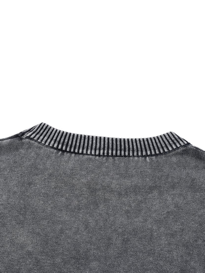 Mineral Washed Oversized Sweater