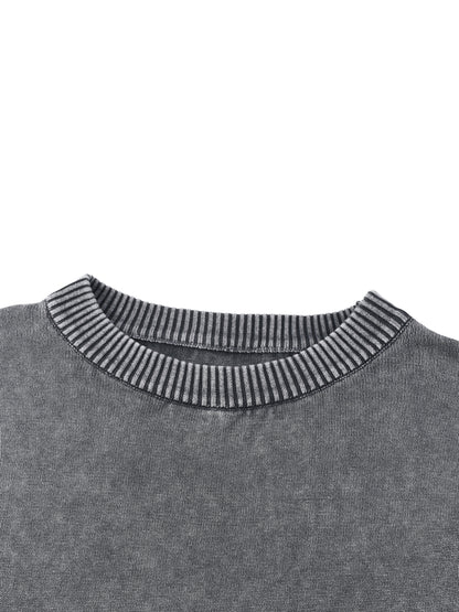 Mineral Washed Oversized Sweater