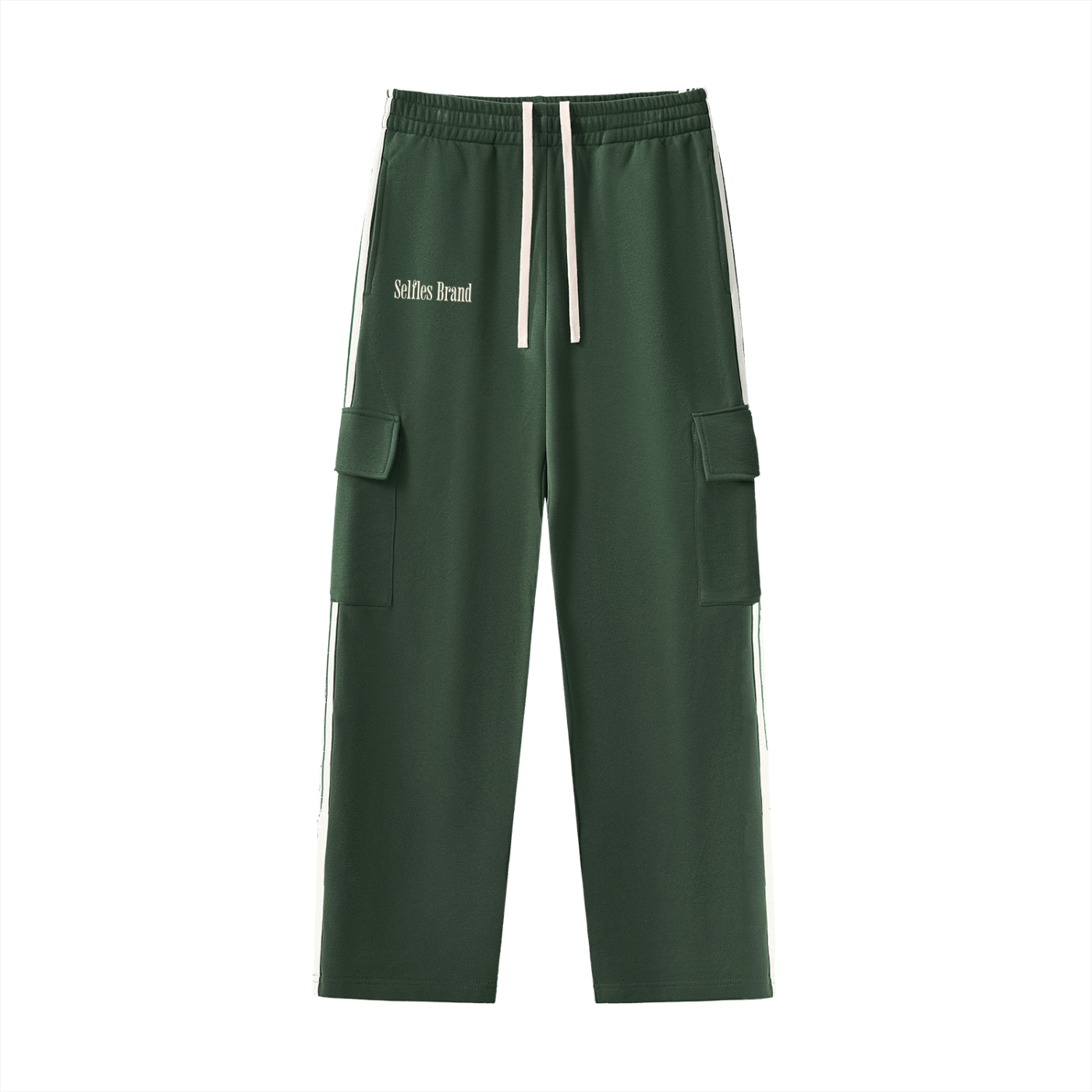 Side Stripe Straight-Leg Pants