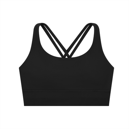 Criss Cross Strap-Back Sports Bra