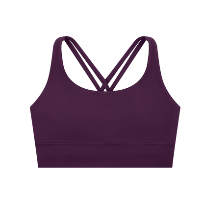 Criss Cross Strap-Back Sports Bra