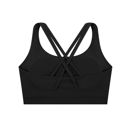 Criss Cross Strap-Back Sports Bra