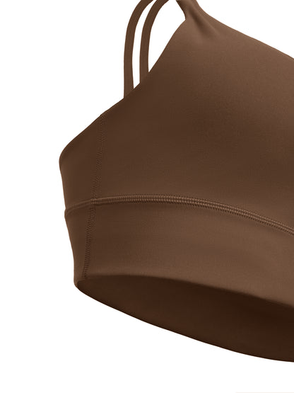 Criss Cross Strap-Back Sports Bra