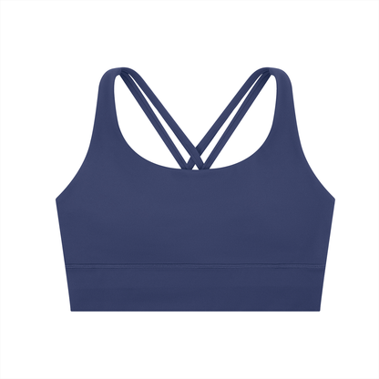 Criss Cross Strap-Back Sports Bra