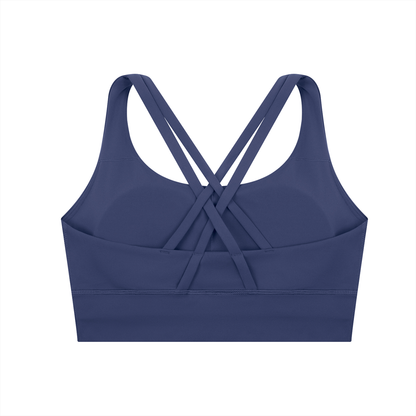 Criss Cross Strap-Back Sports Bra