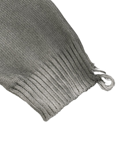 Sun Fade Distressed Ripped Sweater